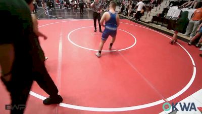 160-HWT lbs Rr Rnd 1 - Briar Trammel, Tahlequah Wrestling Club vs Ayden Travis, Muskogee Rougher Youth Wrestling
