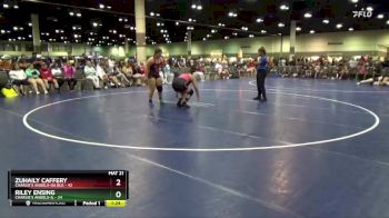 170 lbs Placement Matches (8 Team) - Riley Ensing, Charlie`s Angels-IL vs Zuhaily Caffery, Charlie`s Angels-GA Blk