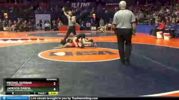 3A 113 lbs Semifinal - Michael Esteban, Chicago (Marist) vs Jameson Garcia, Aurora (Marmion Academy)