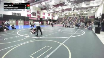 105 lbs 3rd Place Match - Emma Seiler, Granite Hills vs Yulianna Morales, Adelanto