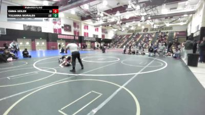 105 lbs 3rd Place Match - Emma Seiler, Granite Hills vs Yulianna Morales, Adelanto
