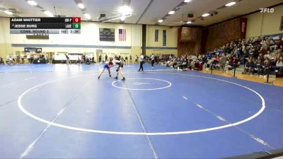 149 lbs Cons. Round 3 - Adam Whittier, Wisconsin-Platteville vs Jesse Burg, Lakeland