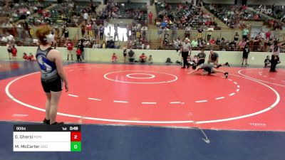 90 lbs Round Of 16 - Gavin Ghersi, Pope Junior Wrestling Club vs Micah McCarter, Grizzly Wrestling Club