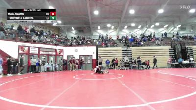 120 lbs Quarterfinal - Qwenell Gabriel, Lakeland vs Max Adams, Unattached