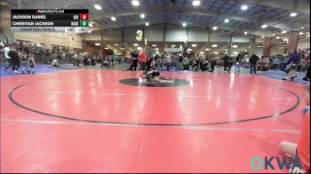 52 lbs Quarterfinal - Jackson Daniel, SEO Wrestling Club vs Christian Jackson, Husky WC