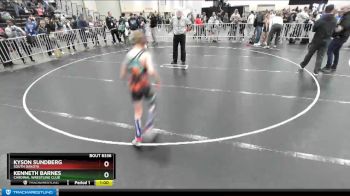 92 lbs Quarterfinal - Kenneth Barnes, Cardinal Wrestling Club vs Kyson Sundberg, South Dakota