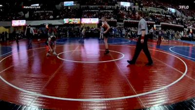 98 lbs Champ. Round 1 - Abel Haugen, Coyote Wrestling Club vs Jagger Grover, Stillwater Gladiators