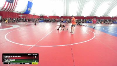 96-102 lbs Round 2 - Owen Dorshorst, Lodi vs Tad Moore, Geneseo