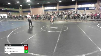 106 lbs Consi Of 8 #2 - Josiah Ruelas, Shafter Youth Wrestling vs West Thompson, Predators WC