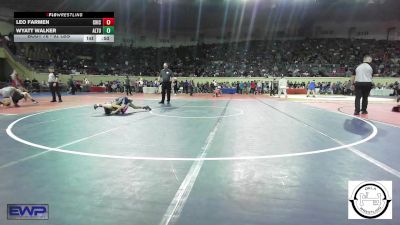 92 lbs Consi Of 32 #2 - Leo Farmen, Chickasha Wrestling vs Wyatt Walker, Altus JH