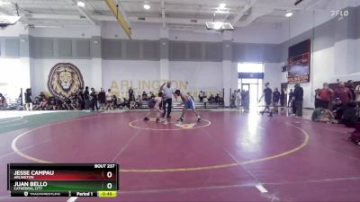 126 lbs Cons. Round 1 - Jesse Campau, Arlington vs Juan Bello, Cathedral City