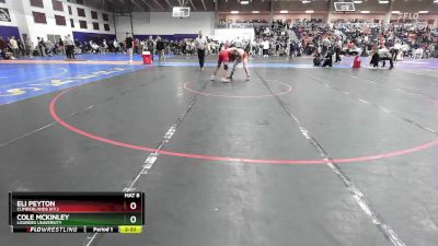 141 lbs Champ. Round 3 - Eli Peyton, Cumberlands (Ky.) vs Cole Mckinley, Lourdes University
