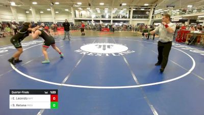 160 lbs Quarterfinal - Emma Leonido, Riptide WC vs Serenity Retana, Providence BTS