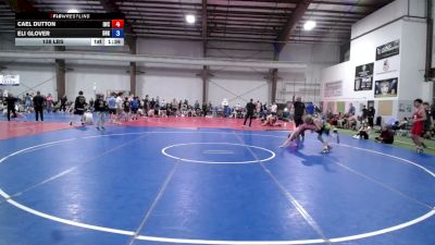 138 lbs Semifinal - Cael Dutton, Immortals - HS vs Eli Glover, Dark Horse Black - HS