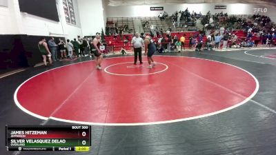 285 lbs Champ. Round 2 - James Hitzeman, Jefferson vs Silver Velasquez DeLao, Overland