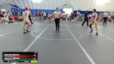 88 lbs Round 3 (8 Team) - Sawyer Breslin, Ohio Gold 24k vs Bentley Bergen, Olmsted Falls