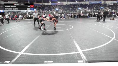 72 lbs 3rd Place - Kyran Irving, Plainville Wrestling Club vs Raymond Smith, Ciwc Team Intensity