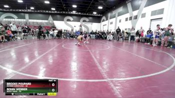 65 lbs Round 1 (8 Team) - Brooks Poupard, Dundee Wrestling vs Ronin Webber, Beast Mode