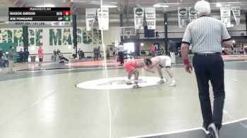 141 lbs Consi Of 8 #2 - Mason Gibson, Rutgers vs Joe Fongaro, App State