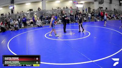 80 lbs Champ. Round 1 - Roman Maines, NB Elite Wrestling Club vs Austin Perine, Scots Wrestling Club