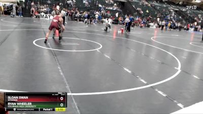 157 lbs Semifinal - Ryan Wheeler, Colorado Mesa University vs Sloan Swan, Wyoming