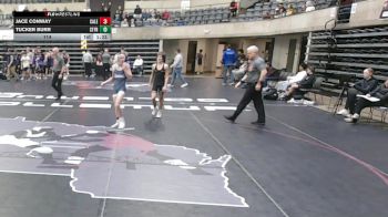 114 lbs Round 1 (6 Team) - Tucker Burr, Saint Francis, MN vs Jace Conway, Caledonia, MN