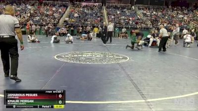 4A 215 lbs Cons. Round 1 - Jamarious Pegues, Cleveland vs Kmauri Morgan, Richmond County