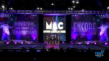 Modern American Cheer - Black [2021 L3 Junior - D2 - Small - B Day 2] 2021 Encore Houston Grand Nationals DI/DII