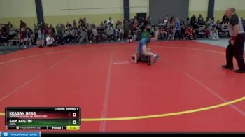 100 lbs Champ. Round 1 - Keagan Berg, Victory School Of Wrestling vs Sam Austin, ANML