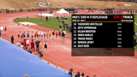 Men's 3k Steeplechase, Heat 2