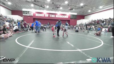 55 lbs Semifinal - Luxton Sullivan, Cushing vs Nico Thompson, Ponca City Wildcat Wrestling
