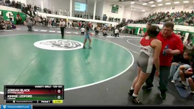 120-125 lbs Cons. Round 1 - Jordan Black, Wyoming Indian vs Kimmie Ledford, Laramie