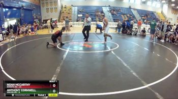 138 lbs Round 1 (8 Team) - Noah McCarthy, Bandits WC vs Anthony Cornwell, Avalon WV