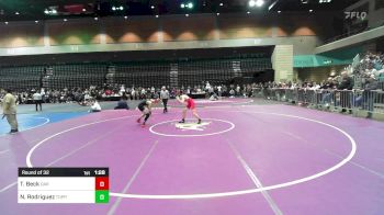 120 lbs Round Of 32 - Taylen Beck, Oakdale vs Noah Rodriguez, Toppenish