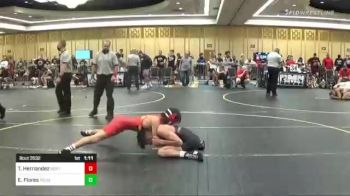 120 lbs Round Of 32 - Tony Hernandez, Northern Arizona Grapplers vs Elijah Flores, Pounders WC