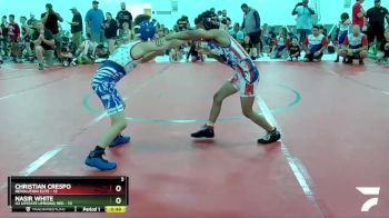 56 lbs Round 4 (8 Team) - Nasir White, U2 Upstate Uprising Red vs Christian Crespo, Revolution Elite