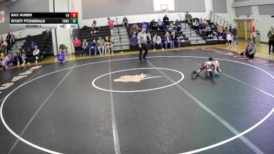 65 lbs Round 4 - Dax Huber, Cambria Heights vs Wyatt Fitzgerald, Fort Hill Mat Club