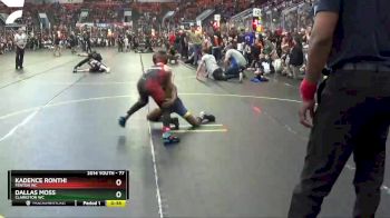77 lbs Champ. Round 1 - Dallas Moss, Clarkston WC vs Kadence Ronthi, Fenton WC