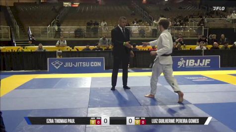 Luiz Guilherme Pereira Gomes vs Ezra Thomas Paul 2025 Pan Jiu Jitsu IBJJF Championship