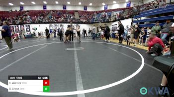 Semifinal - Chebon Warrior, Tecumseh Youth Wrestling vs Bentley Cross, Mustang Bronco Wrestling Club