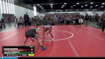 100 lbs Placement Matches (8 Team) - Lincoln Robideau, Minions Black (GA) vs Caleb Schaefer, Roundtree Wrestling Academy