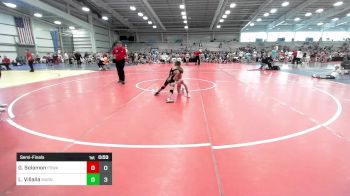 56 lbs Semifinal - Gavin Solomon, POWA vs Logan Villalla, Mat Assassins White