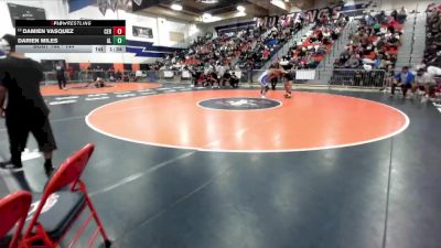 144 lbs Champ. Round 2 - Damien Vasquez, Cerritos vs Darien Miles, Alta Loma