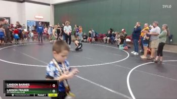 100 lbs Round 5 - Ladson Fraser, JET Wrestling Club vs Landon Barnes, Summerville Takedown