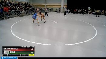 144 lbs Champ. Round 3 - Dru Thomas, Missouri vs Anthony Basile, Connecticut