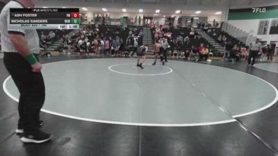 190 lbs Semifinal - Nicholas Sanders, War Eagle Wrestling vs Ash Foster, Prodigy Wrestling