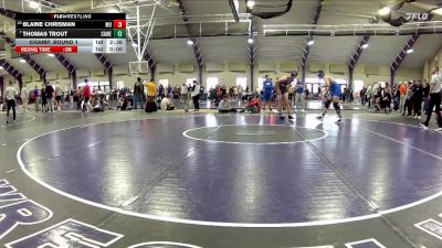 184 lbs Champ. Round 1 - Thomas Trout, Case Western vs Blaine Chrisman, Mount Union