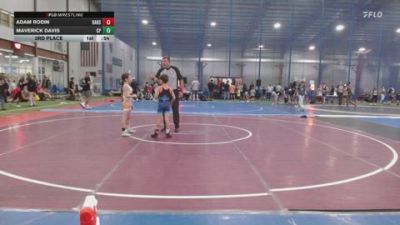 65 lbs 3rd Place - Adam Rodin, Bars vs Maverick Davis, Colonial Pride