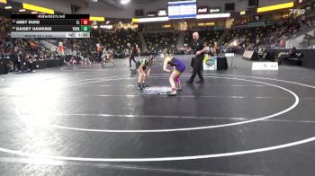 110 lbs Champ. Round 1 - Abby Duke, Elmira College vs Daisey Hawkins, York