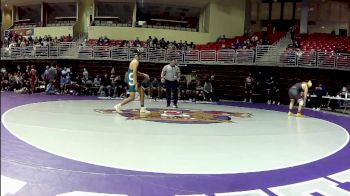 215 lbs Round 1 (4 Team) - Daniel Guerrero, Schuyler vs Drew Trawick, Crismon High School